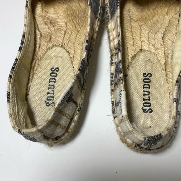 Soludos ikat Southwest espadrilles blue tan 5 - Picture 7 of 9